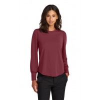 Mercer+Mettle® Women’s Stretch Jersey Long Sleeve Blouson Top (MM1019)