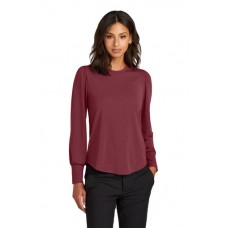 Mercer+Mettle® Women’s Stretch Jersey Long Sleeve Blouson Top (MM1019)