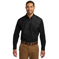 Port Authority® Tall Long Sleeve Carefree Poplin Shirt (TW100)